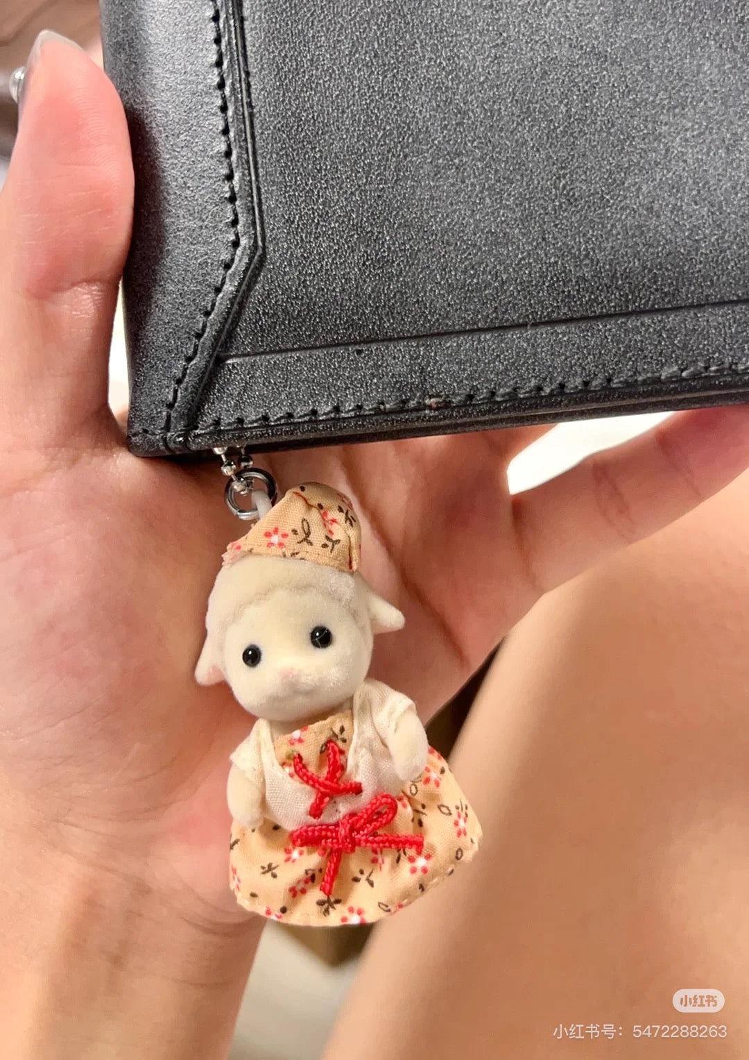 【limit 1】SylvanianFamilies森贝儿家族|Sheep KeyChain 小绵羊宝宝挂件