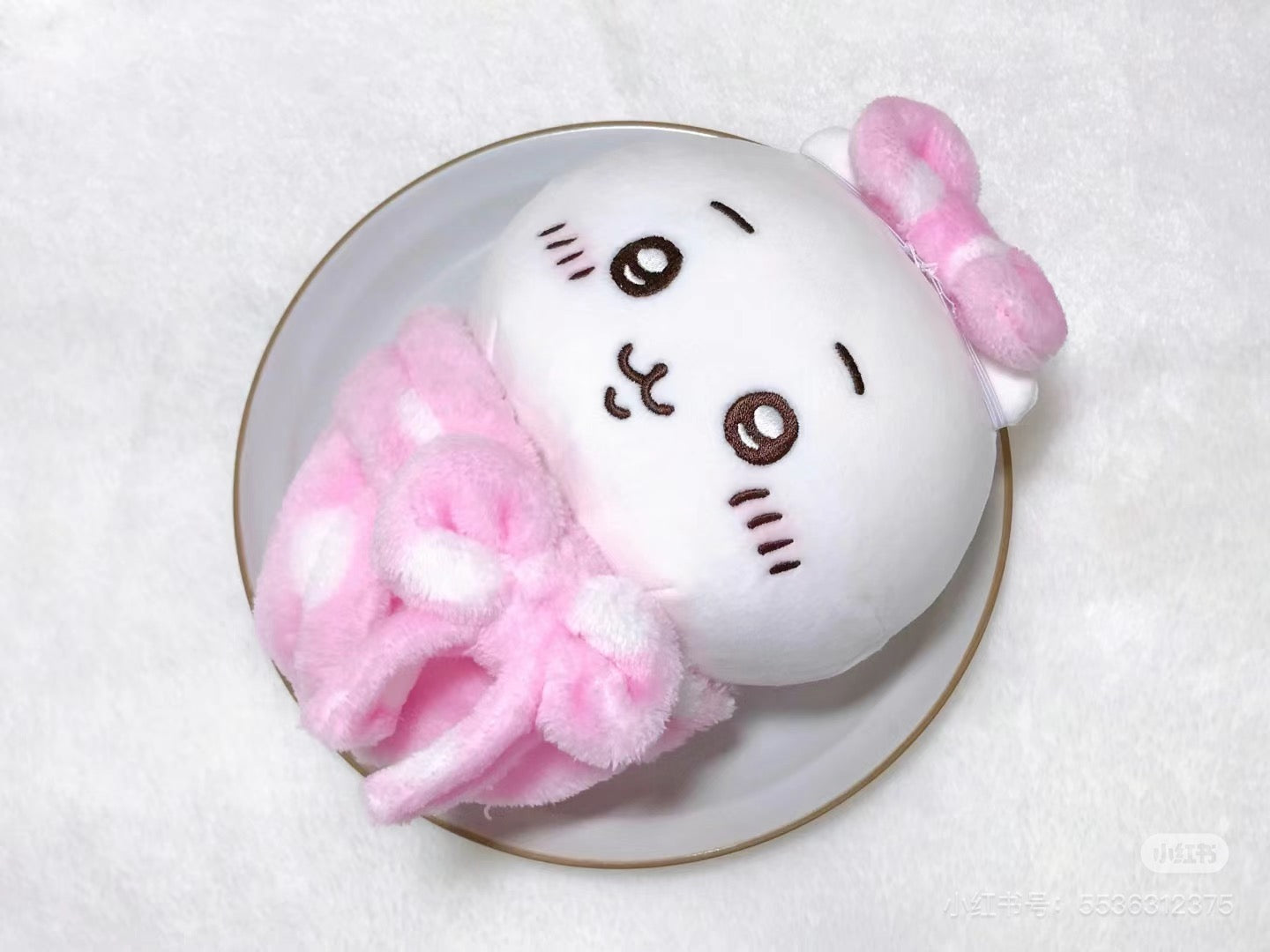 Chiikawa 吉伊卡哇|Plush Keychain襁褓系列毛绒玩偶挂件/包挂|约H110 x W70m x D50mm
