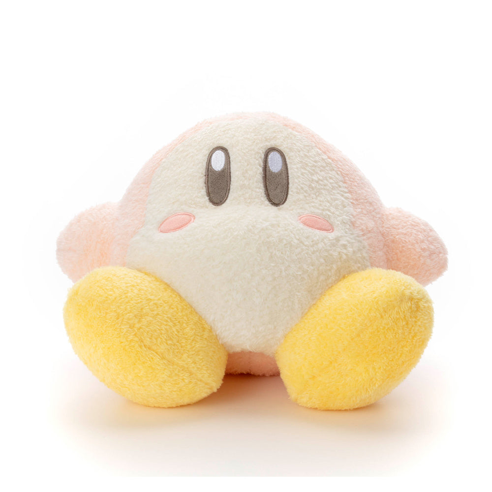 Kirby|cafe厨房限定夜光浅色卡比瓦豆公仔/玩偶/图中大只款|H220×W300×D260mm