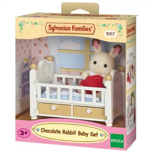 SylvanianFamilies森贝儿家族|Chocolate Rabbit Baby Set巧克力兔宝宝家具套组5017