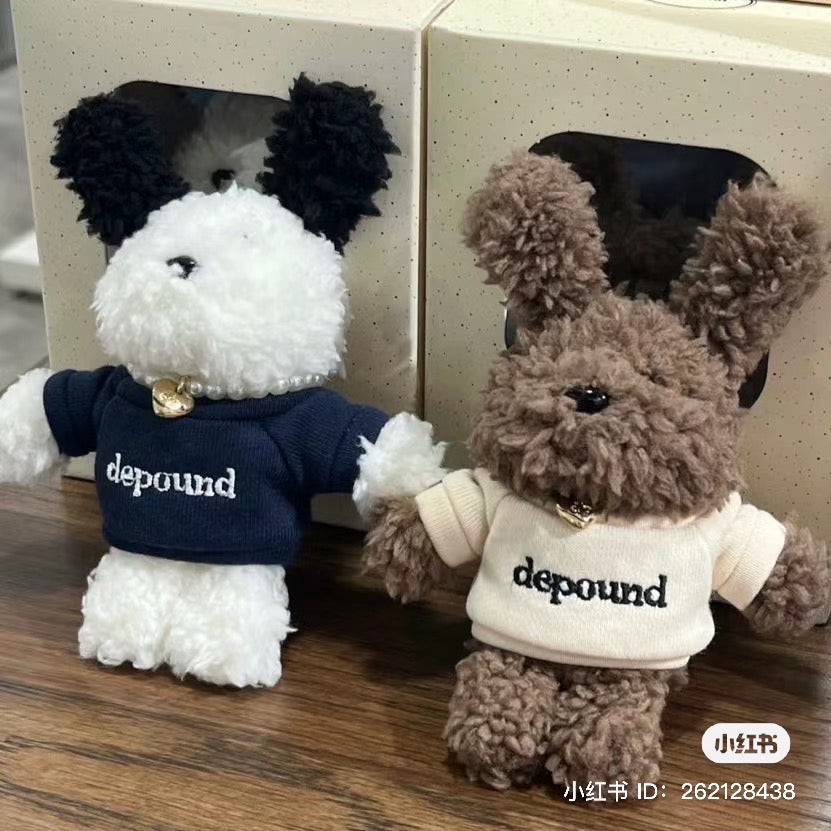 Depound|8周年限定可爱软趴趴卷毛挂件/包挂/金爱心项链/带礼物包装盒/送礼首选