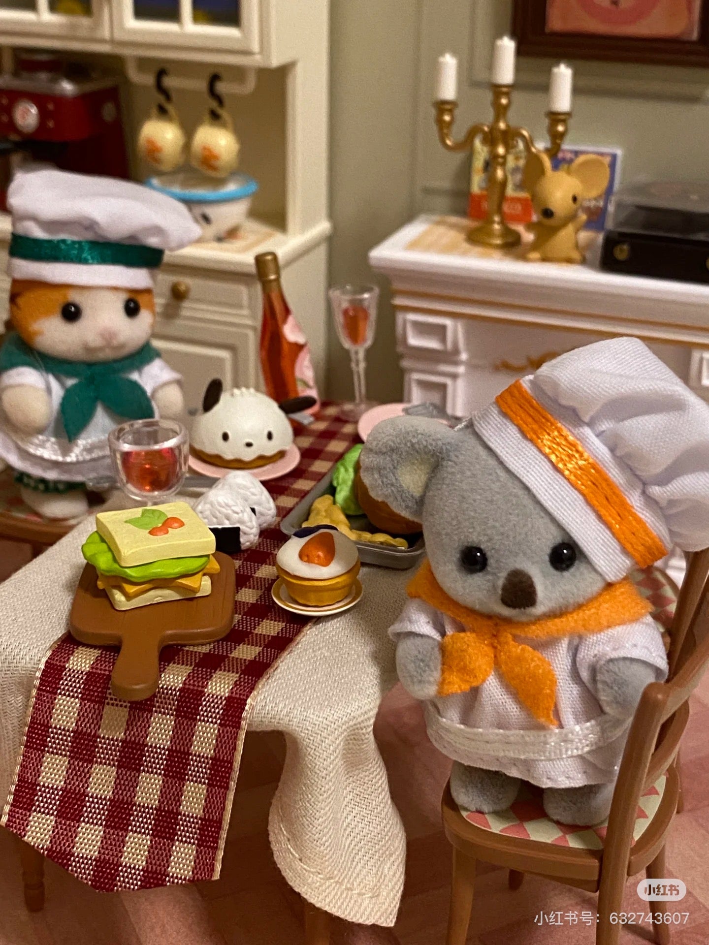 【limit 1】SylvanianFamilies森贝儿家族| Baby Trio Bakery Epoch Calico Critters烘焙厨师站宝套组