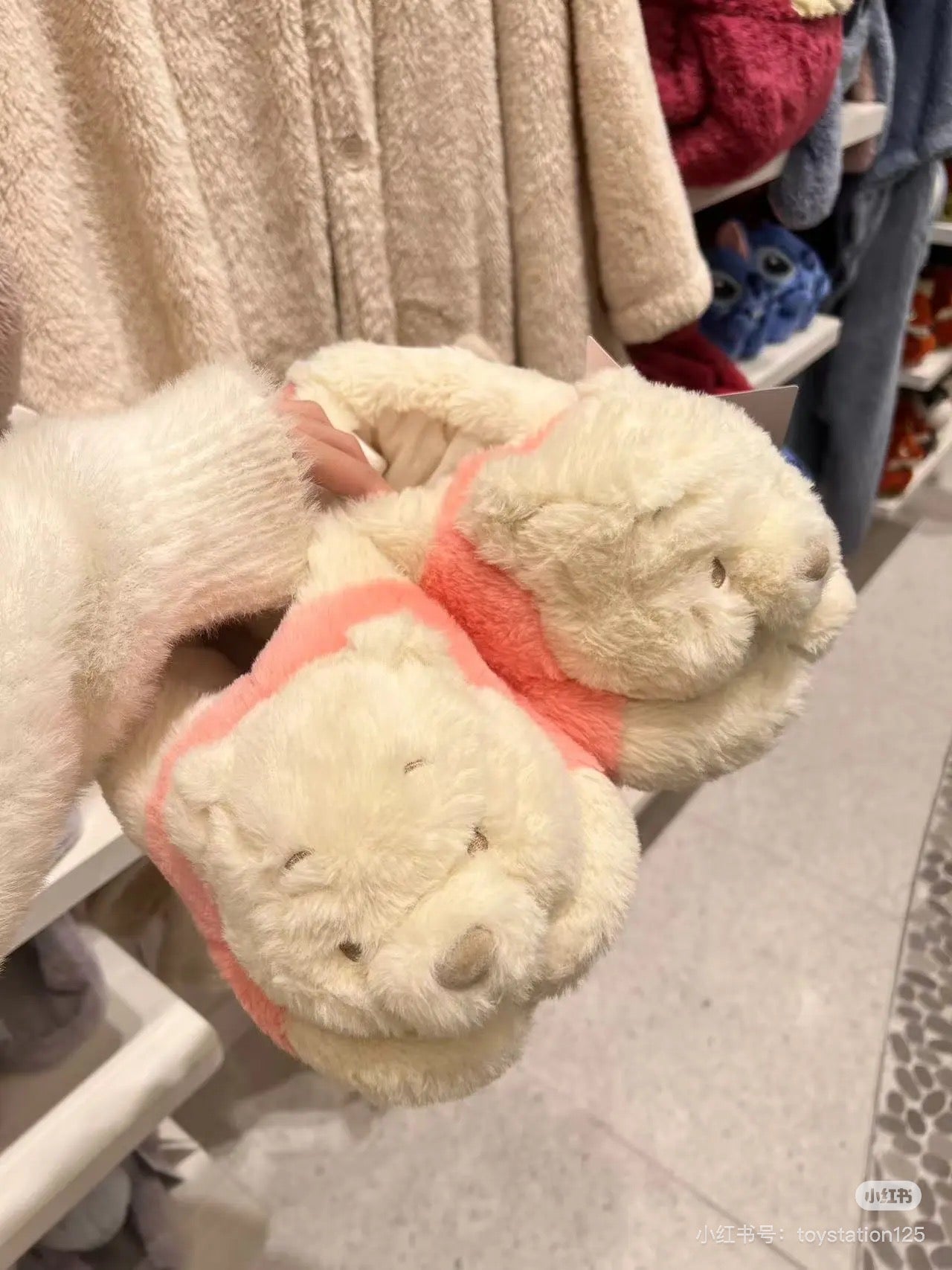 Disney迪士尼|Plush Slippers - Stitch / Warm Goods毛绒玩偶家居鞋/拖鞋|约23-25cm