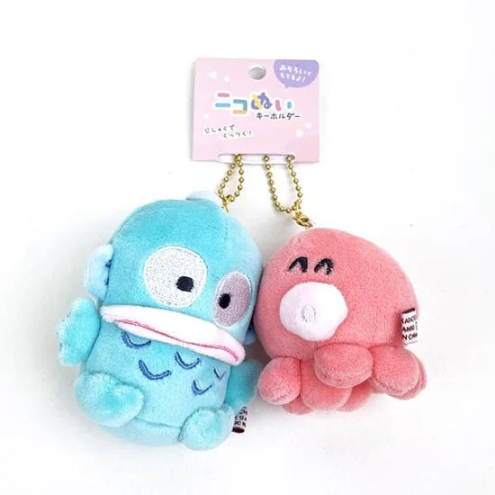 Sanrio| niko nui Cinnamoroll & Moca Plush Mascot Keychain|17cm×13cm×6cm approx.