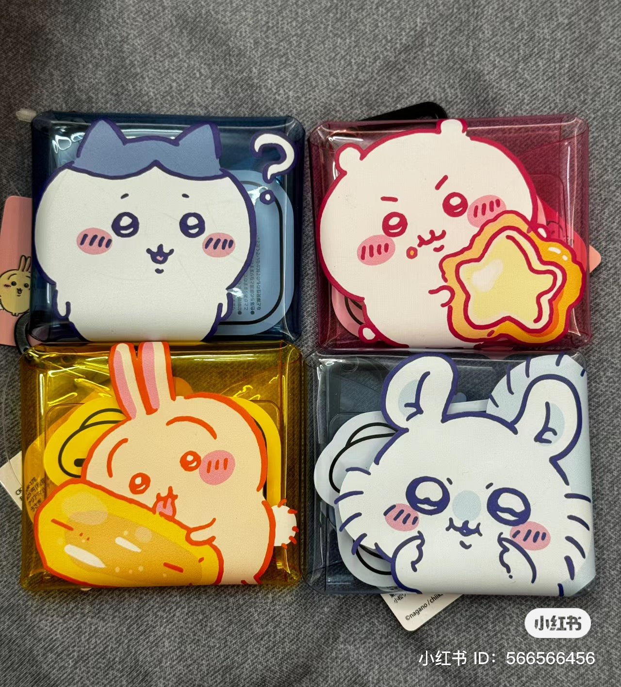 Chiikawa 吉伊卡哇|零钱包/ipods/airpods pro多功能PVC钥匙扣包|约7*8*2cm