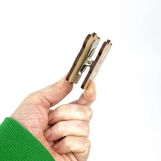 Rilakkuma轻松熊|草莓系列可爱三角色合一木夹|约5.5cm×6.5cm×2.5cm