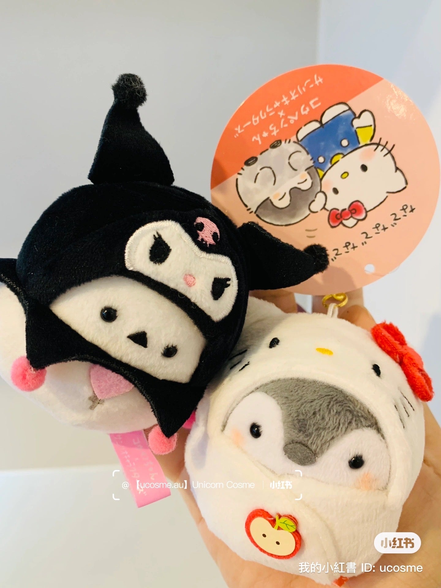 Sanrio|正能量企鹅联名玩偶挂件/包挂|約H100×W90×D55mm