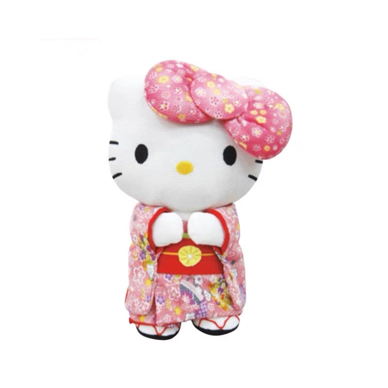 Sanrio三丽鸥|和服Hello kitty玩偶/公仔|高约20cm