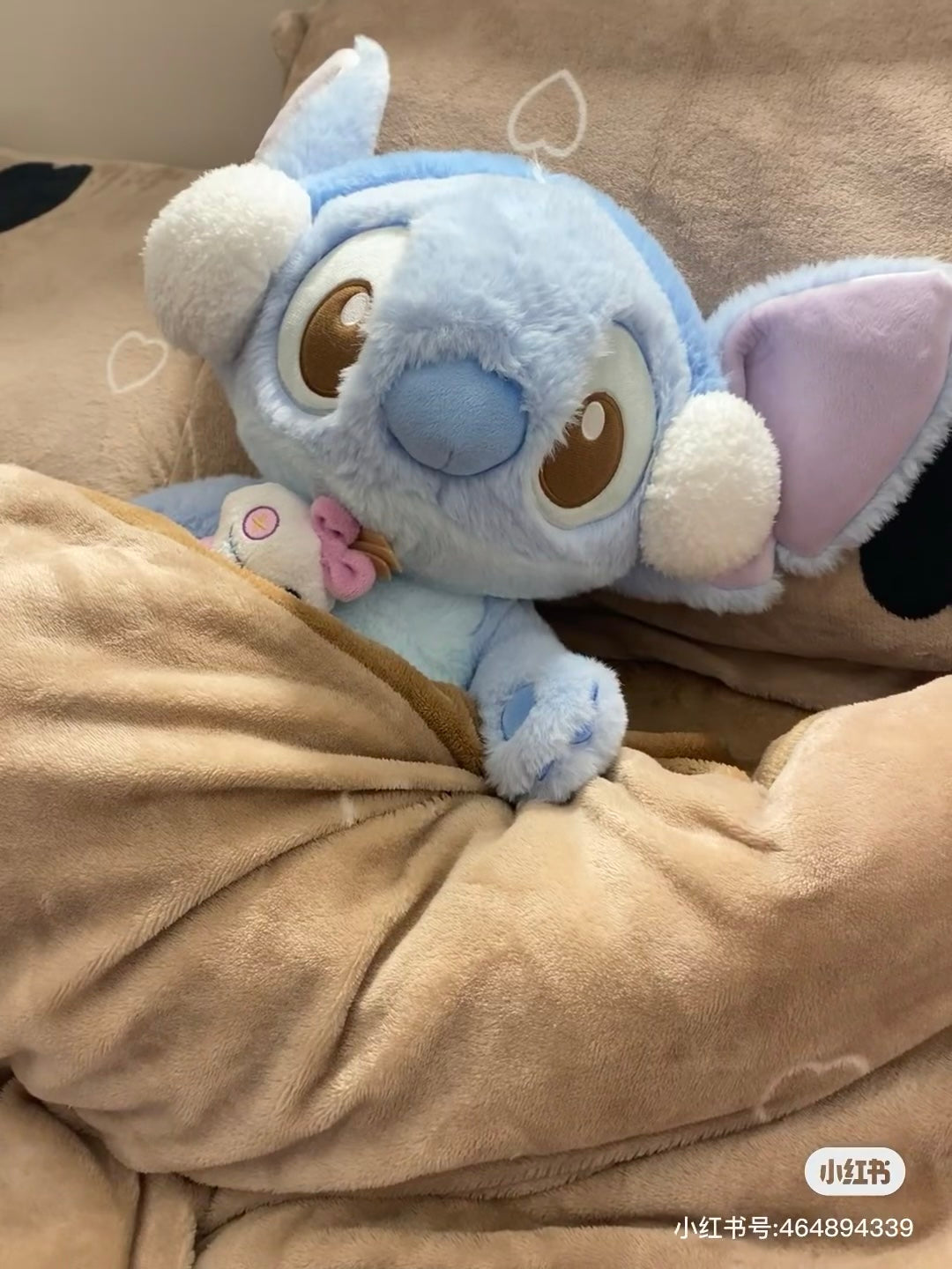 Disney SH|冬日限定史迪仔/史迪奇/stitch抱小金公仔/玩偶