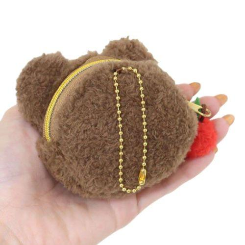 The bear’s school上学熊|学院限定小熊毛绒零钱包/挂件/小苹果拉链|約110x80x40mm