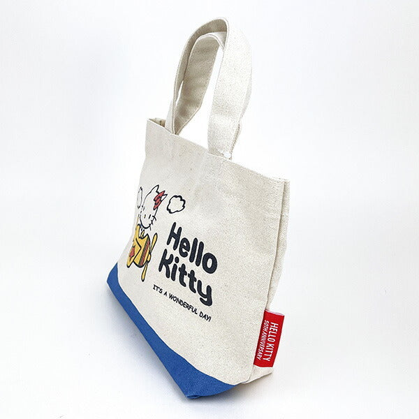 Hello kitty凯蒂猫|50周年限定kitty乘飞机较厚质感托特包/内有侧袋|约19cm×30cm×10cm