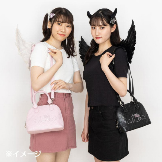 Hello kitty凯蒂猫|Sanrio Hello Kitty 2-Way Boston / Angel and Little Devil天使恶魔两用包|约 32.1 x 31.1 x 8.6cm