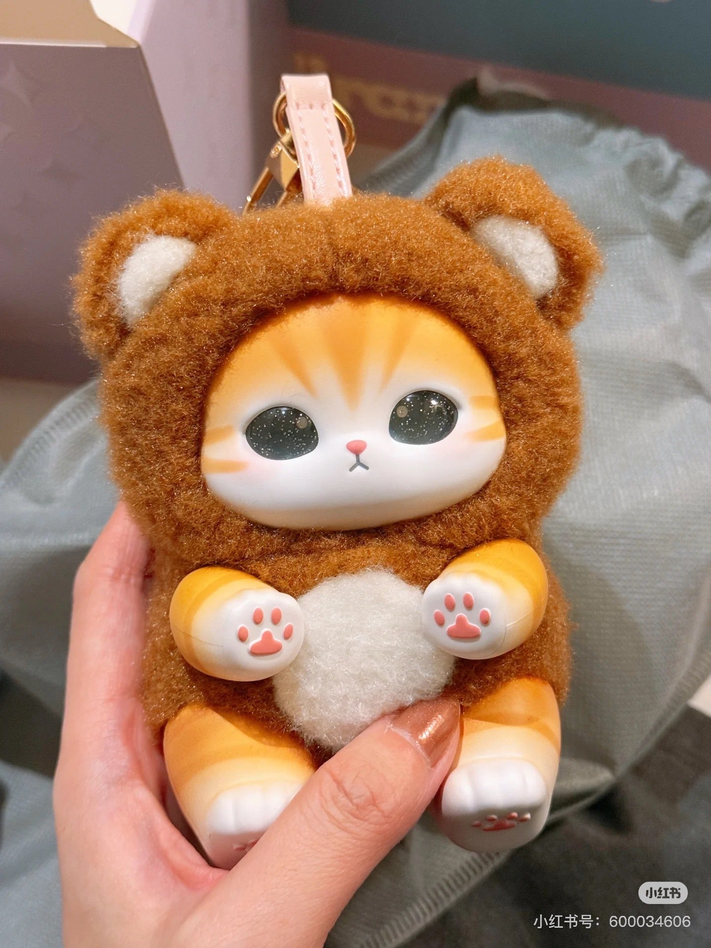 【restocking soon, limit 2】Mofusand|Kiramekko Fluffy Kittens Plush Keychain mystery bag/blind box/All 6 types|1pcs