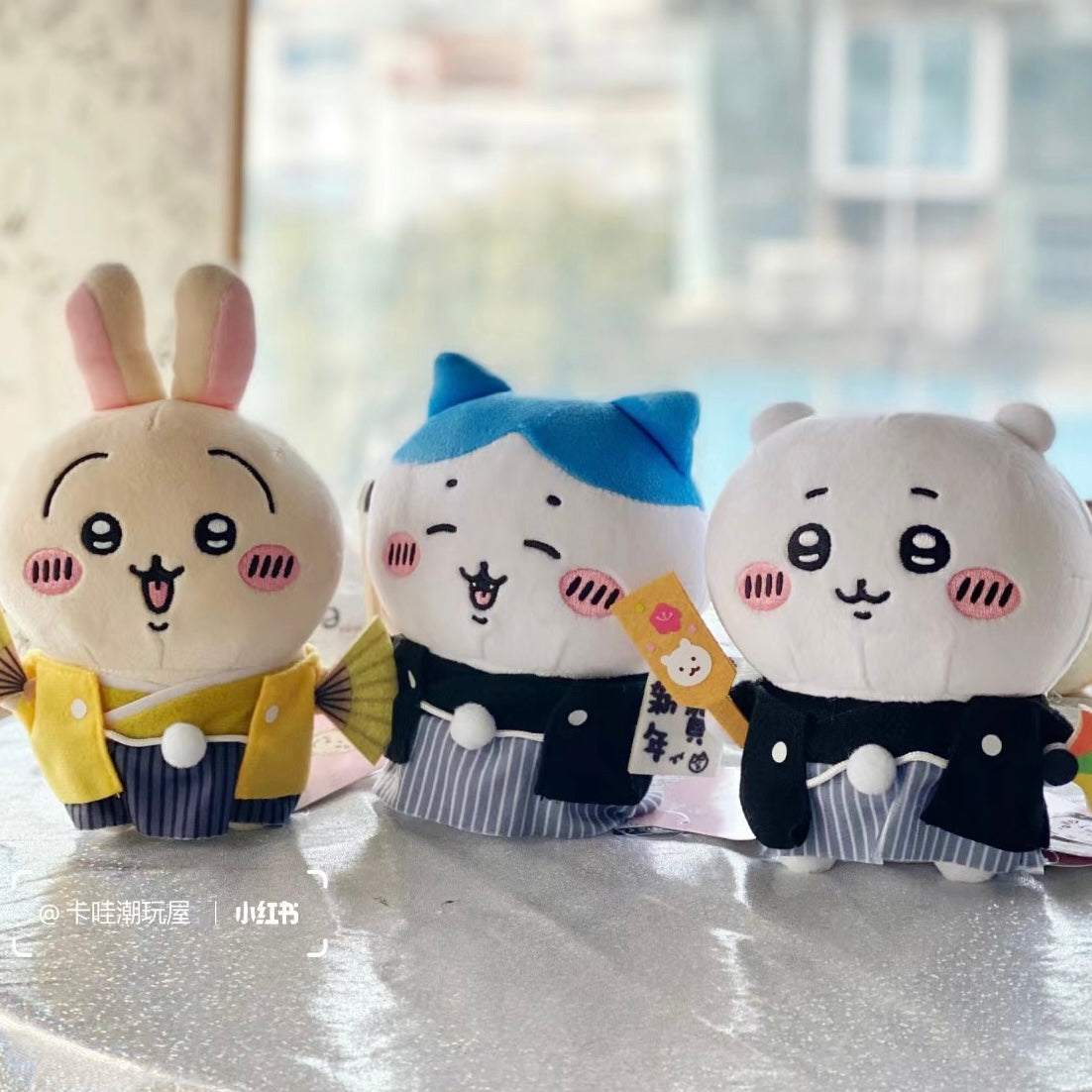 Chiikawa 吉伊卡哇|正月新年系列玩偶/公仔|约H145×W155×D90mm