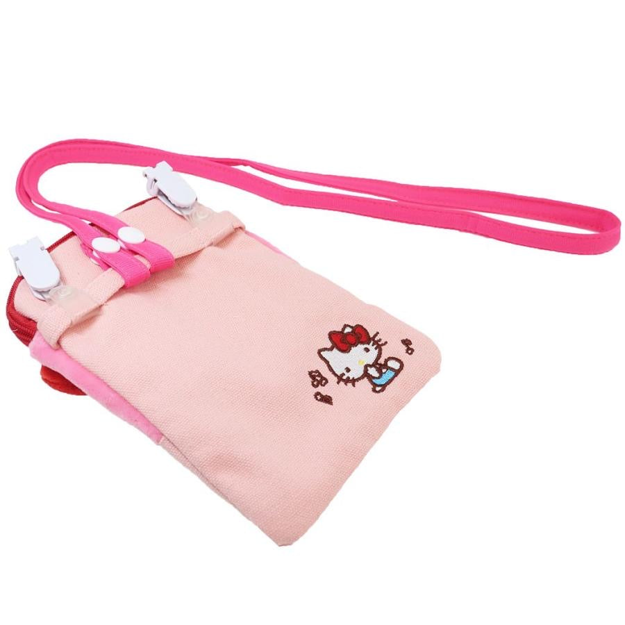 Sanrio|Hello Kitty带挂绳包包/背后可爱小夹子设计|約120×170mm