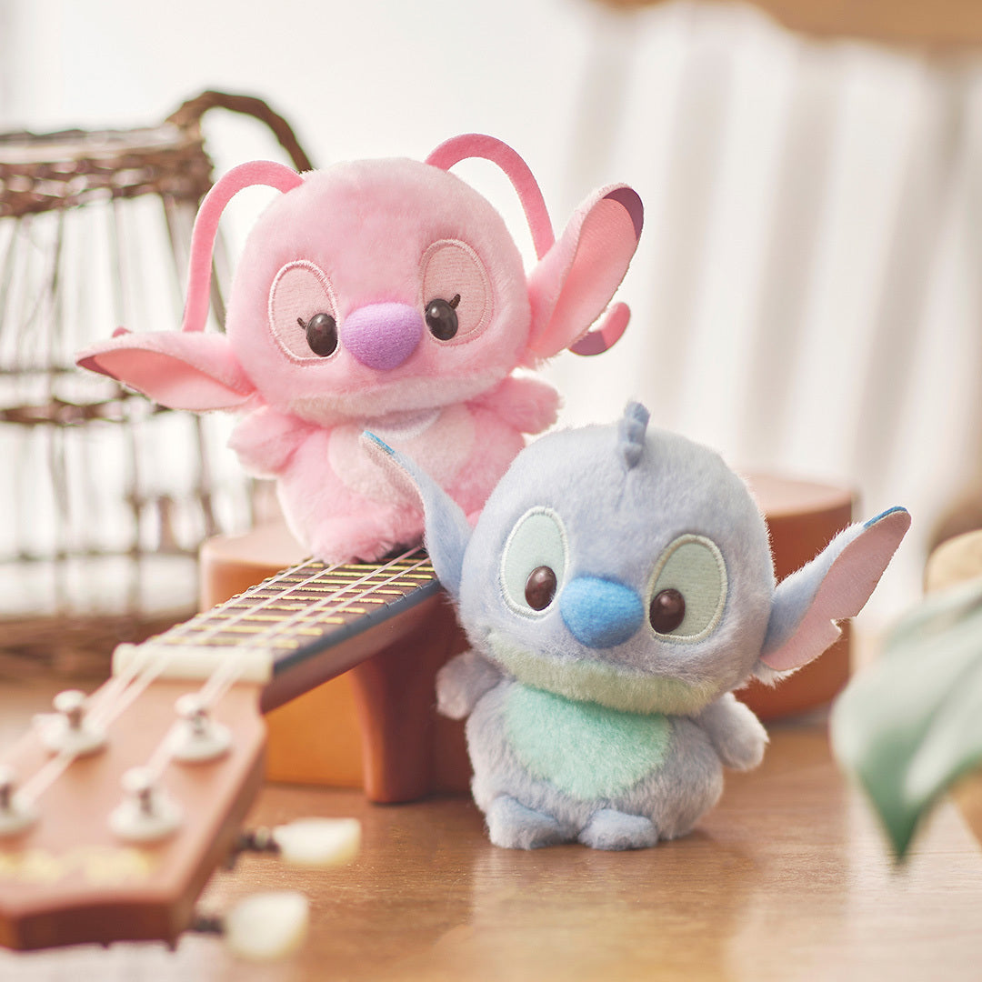 Disney迪士尼|Urupocha-chan Plush星际宝贝豆豆眼迷你毛绒玩偶/公仔/小摆件|约10.2 × 14.5 × 8cm