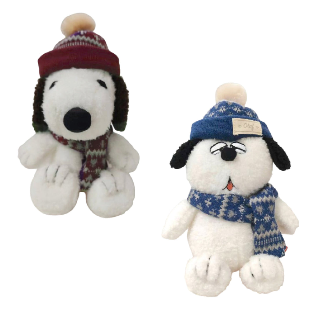 Snoopy|Peanuts knit scarf Plush Dolls/Plush Toy|H19×W13×D13cm approx.