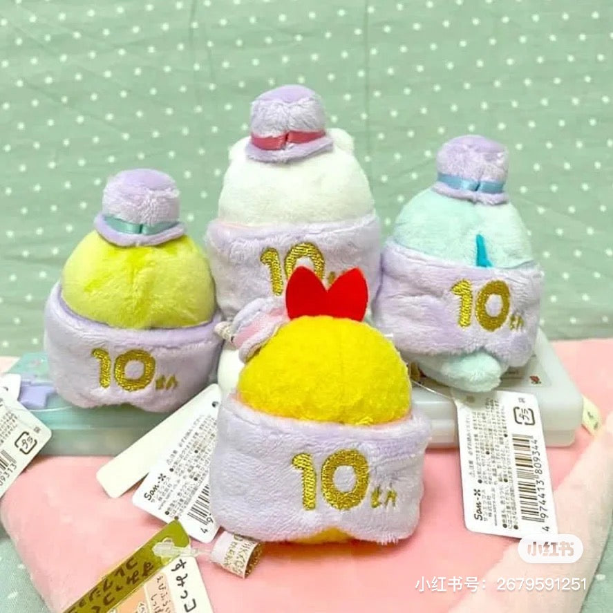 Sumikko gurashi角落生物|10周年表彰大会限定礼服炸虾手玉/小玩偶/背后有金色刺绣特别LOGO