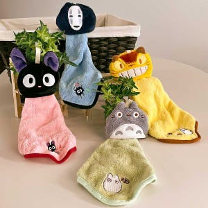 My neighbor totoro|吉卜力宫崎骏可悬挂/收纳擦手巾|約25 x 25cm