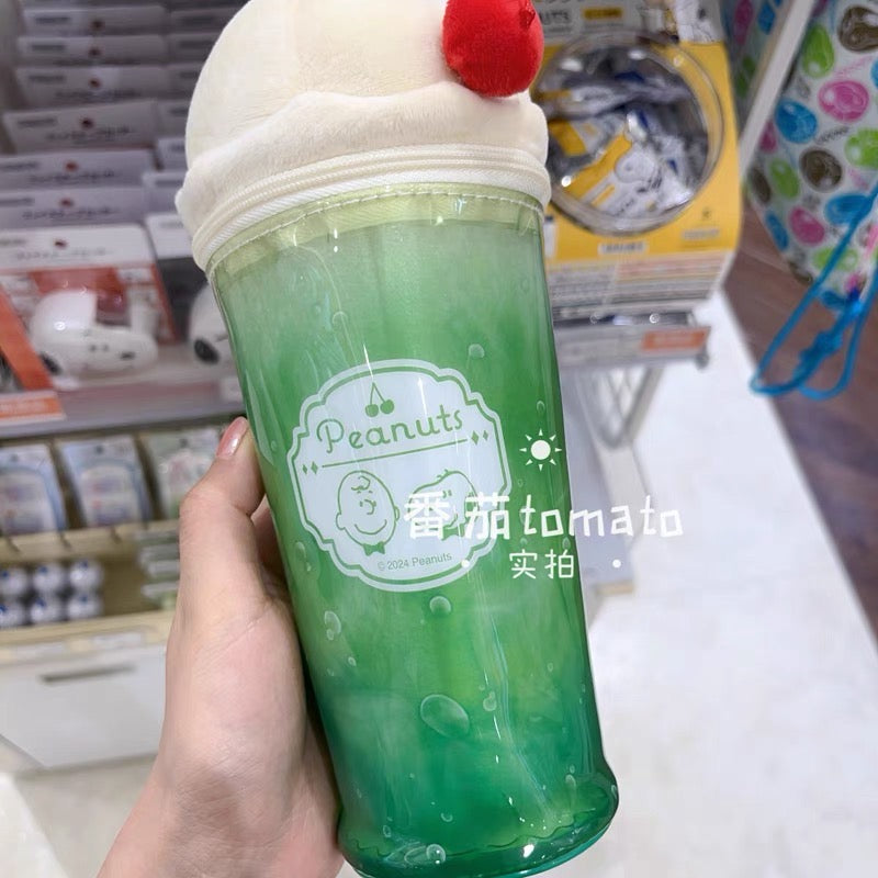 Snoopy|史努比夏日冰沙杯造型文具袋/收纳包|约 W220 x H100 x D100mm