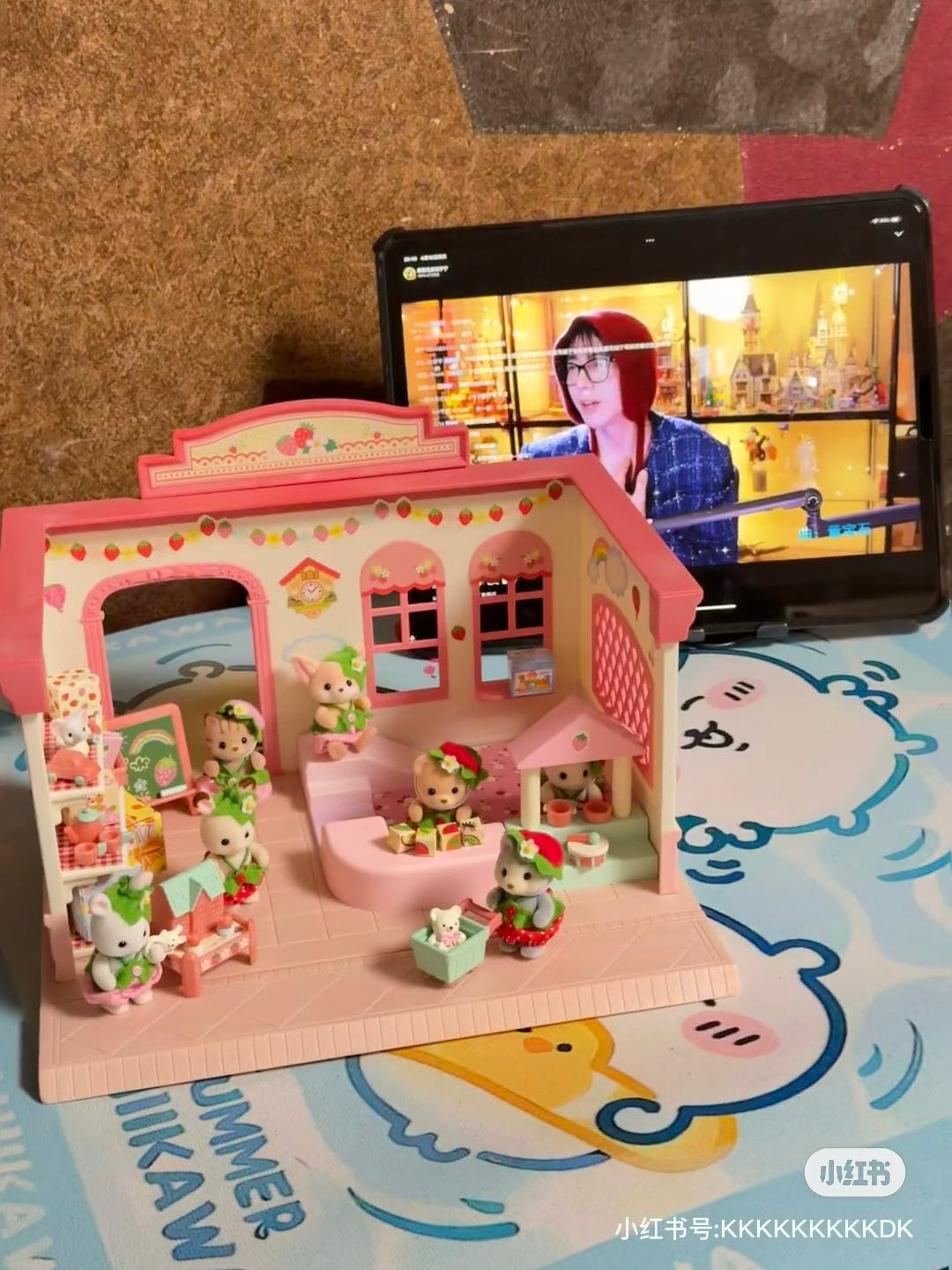 【store available】SylvanianFamilies|Strawberry Nursery Room House Set Calico Critters