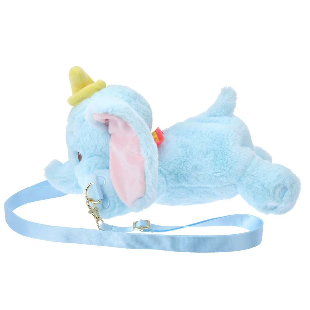 Disney迪士尼|Fluffy公仔/玩偶式斜挎包/肩带可调节/背面手机位|約高さ34×幅26×奥行き22(cm)