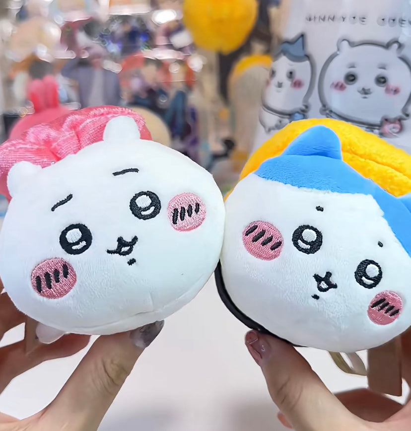 Chiikawa 吉伊卡哇|寿司限定毛绒玩偶挂件/包挂|约H120 x W70 x D105mm