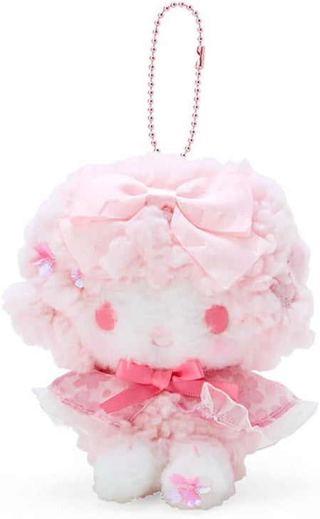Sanrio|2024樱花爱心限定毛绒挂件/美乐蒂/库洛米/玉桂狗/帕恰狗/凯蒂猫|約幅11×奥行9.5×高さ13.5cm