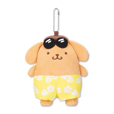 Sanrio|Avail summer tanned Mascot Holder /Plush Keychain