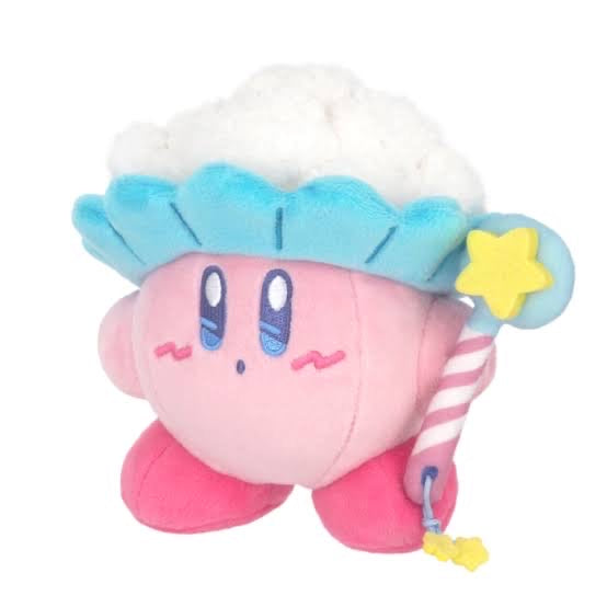 Kirby|点点嘴巨可爱!柔软卡比甜梦系列泡澡满头泡泡/毛绒玩偶/小公仔 |约W16.5 x D12 x H14 cm