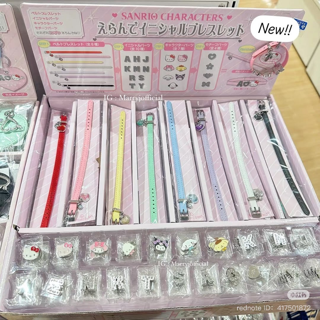 【limit 2】Sanrio|Initial Heart Keychain /All 8 types|1pcs