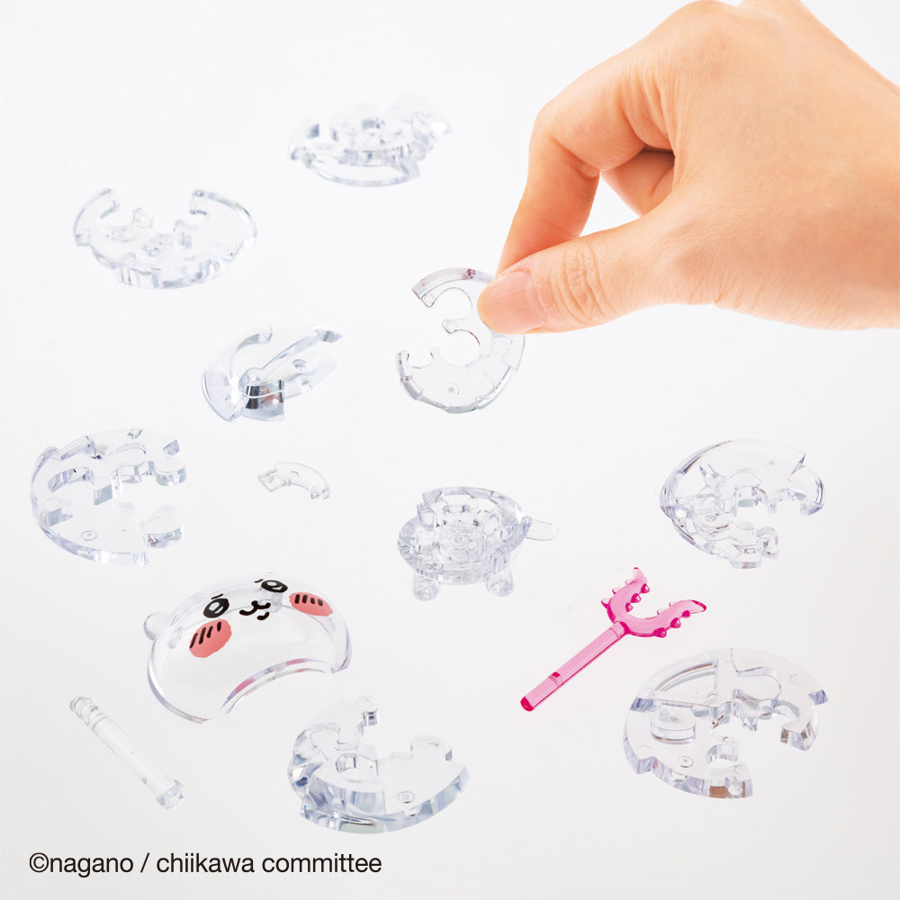 Chiikawa 吉伊卡哇|乐高概念角色3d水晶立体拼图/积木/灯光下很美|15pc