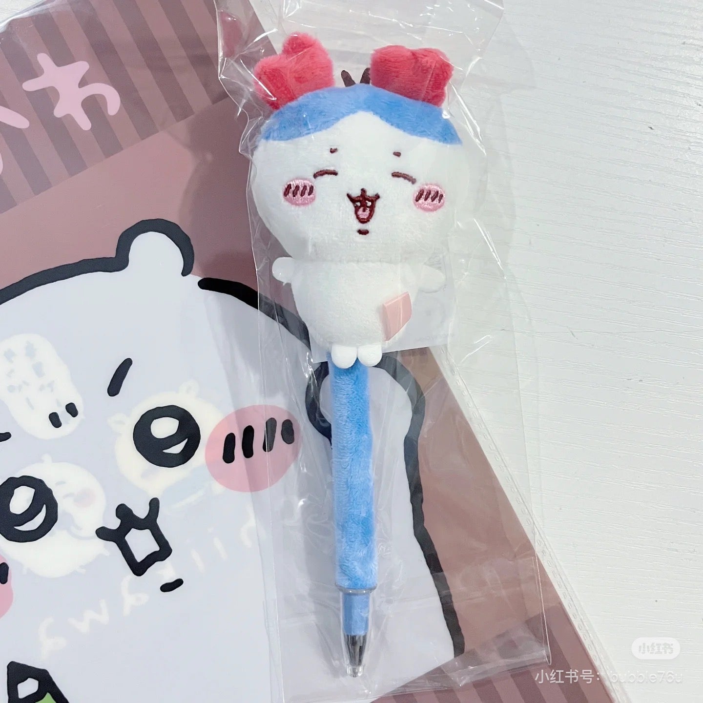 Chiikawa 吉伊卡哇|螃蟹头毛绒玩偶大头圆珠笔|0.7mm