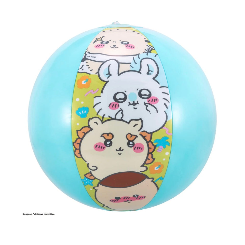 Chiikawa 吉伊卡哇|水上漂浮气球/沙滩游乐球/游泳圈|約直径400×H400mm(空気注入前)