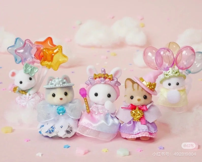SylvanianFamilies森贝儿家族|Royal Princess Set超豪华皇家公主系列站宝小鼻嘎套组5703