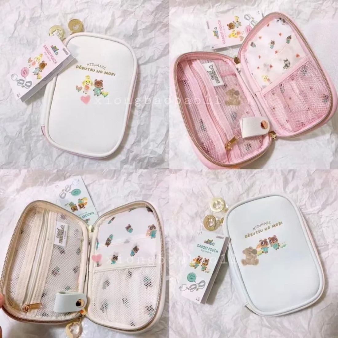 Animal Crossing动森|角色多功能收纳包/护照包/手帐包/烧饼包/gadget pouch|约H165×W110×D25mm