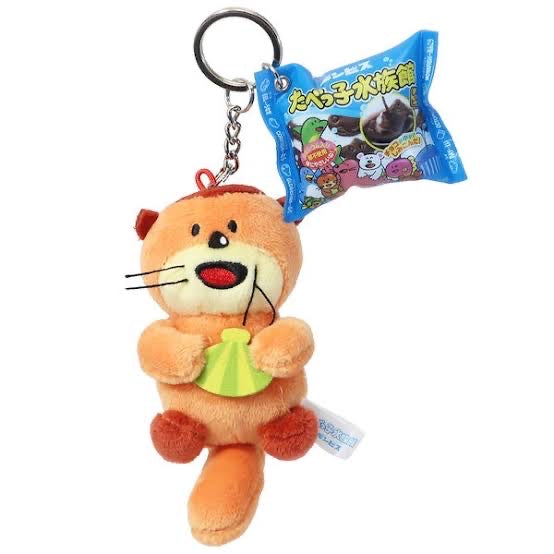 たべっ子水族館|动物饼干系列限定挂件/动物饼干模型可以捏捏|约6cm×7.5cm×9.5cm