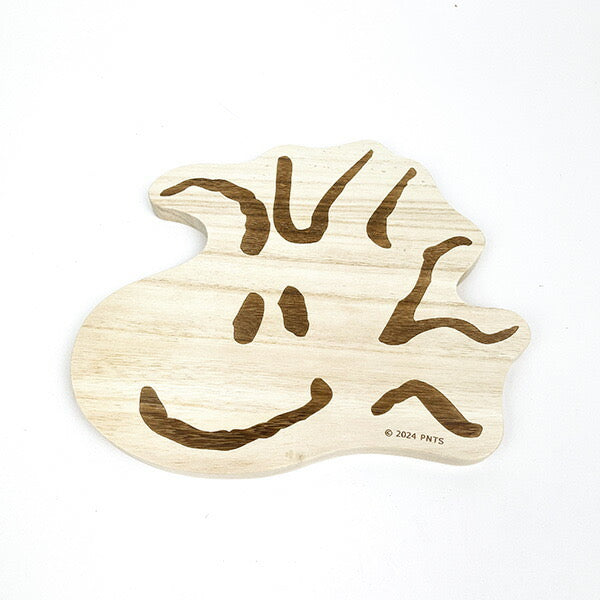 Snoopy|限定厨房抗菌木质大logo切菜板/也可做防热垫|约19cm×27cm×1.6cm