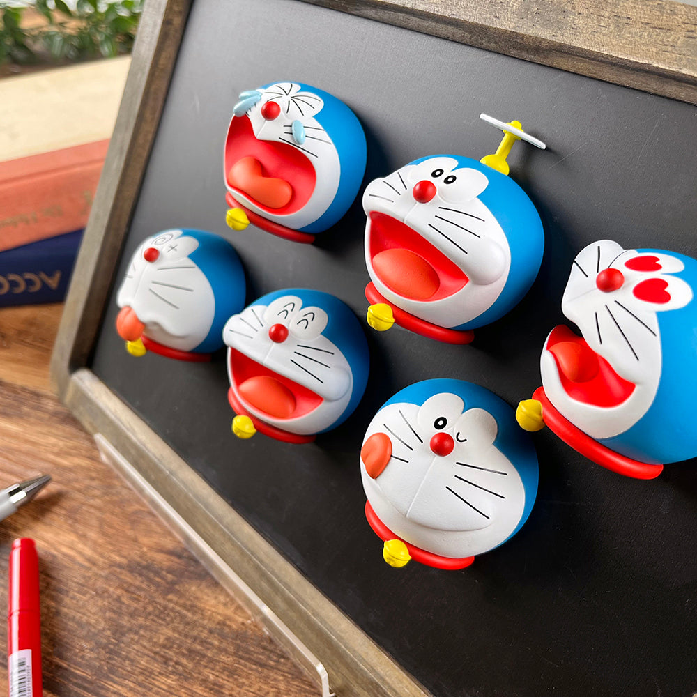 Doraemon哆啦A梦|可爱大头表情冰箱贴盲盒/共6款|1个