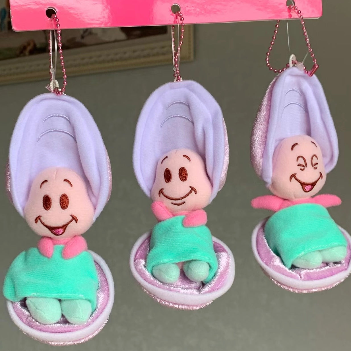 Disney|牡蛎宝宝爱丽丝梦游仙境限定3只不同表情套组玩偶挂件