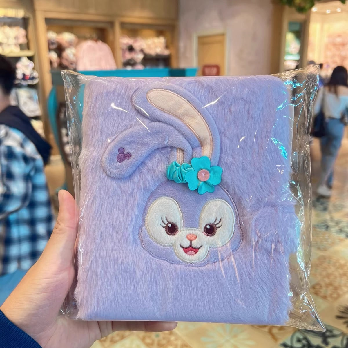 Disney SH|多角色可爱毛绒绒笔记本/内页有卡通图案