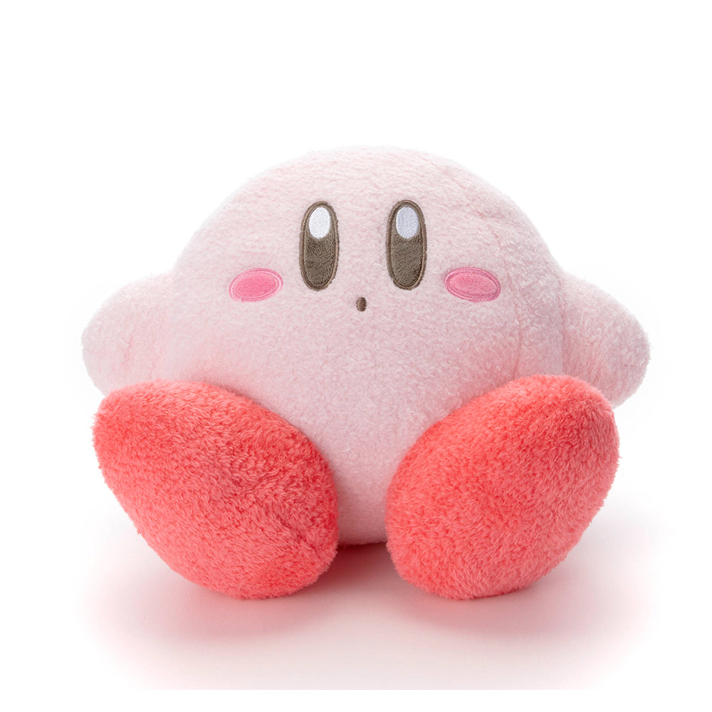 Kirby|cafe厨房限定夜光浅色卡比瓦豆公仔/玩偶/图中大只款|H220×W300×D260mm