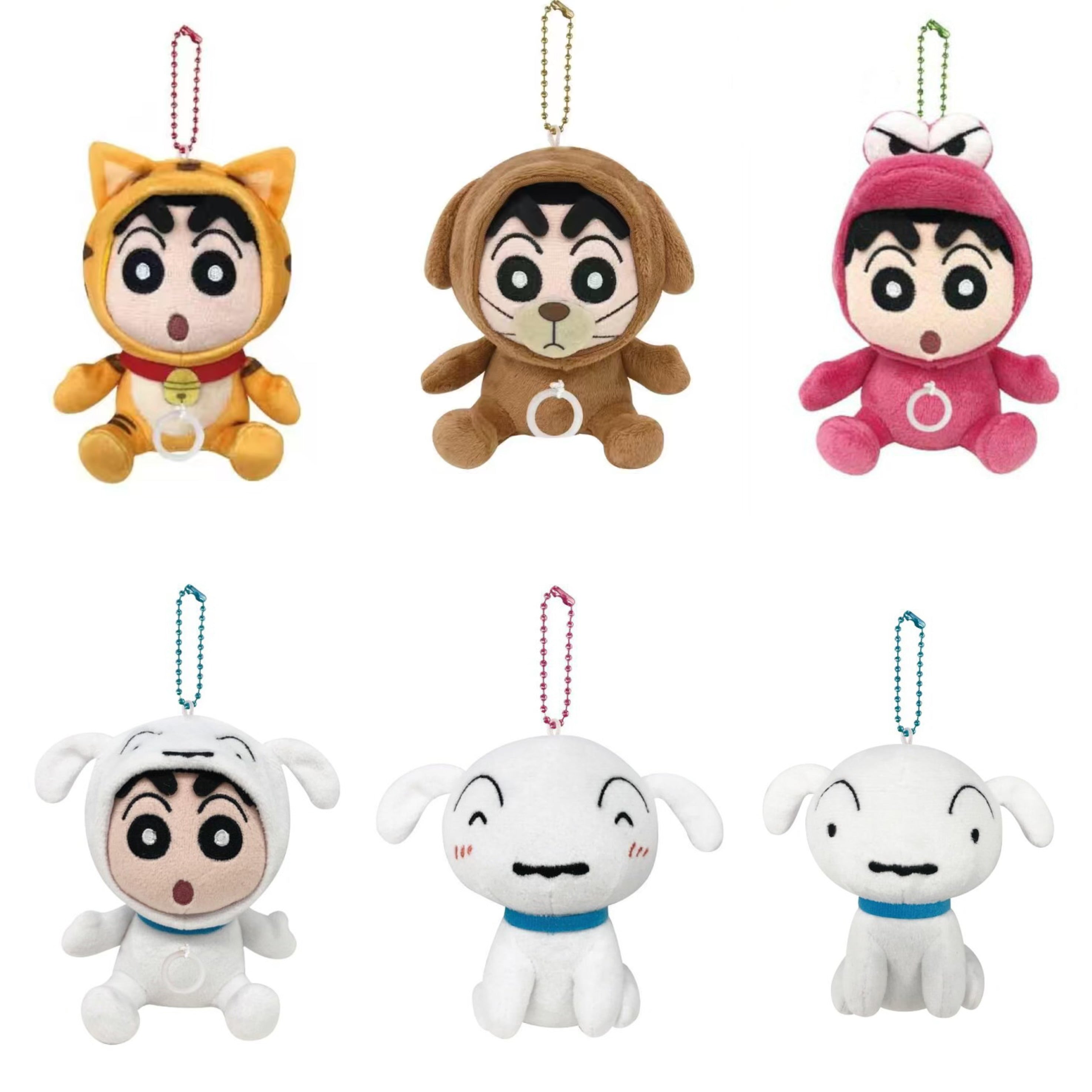 Crayon shin-chan|Tail Shaking Mascot Holder /Plush Keychain| H120 x W95 x D95mm