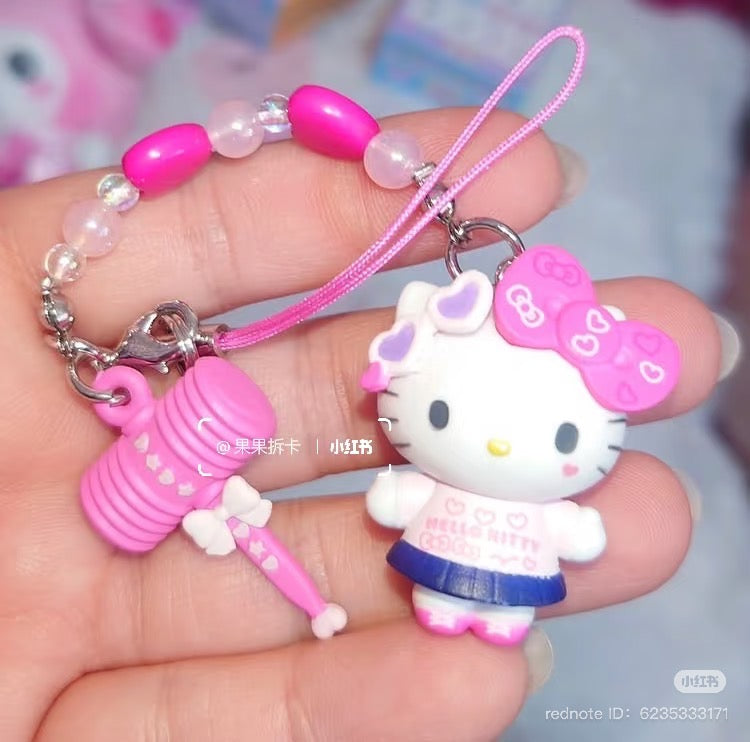 【limit 3】Sanrio|Academy Sparkle Festival Strap/ Keychain chibittomo mystery bag/blind box/All 8 types|1pcs