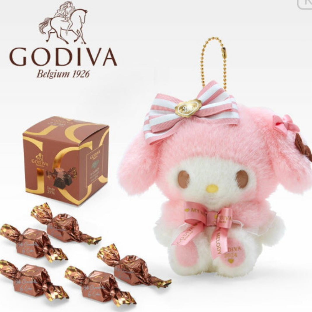 Godiva歌帝梵联名|sanrio情人节限定公仔/玩偶/巧克力礼物盒