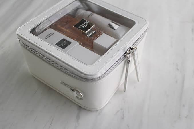 The ginza|Journey Kit Cleansing Foam Moisturizing Lotion Emulsion Bag