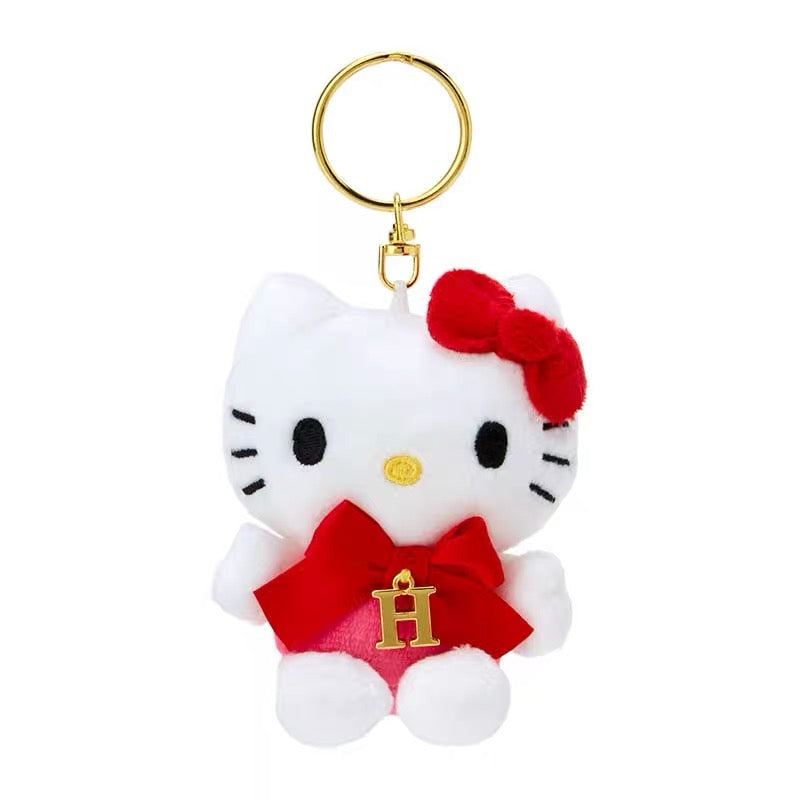 Sanrio|Hello Kitty红色蝴蝶结字母自选挂件/玩偶|约 6.5×5×9.5cm
