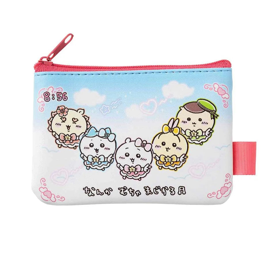 Chiikawa 吉伊卡哇|超魔法少女/小魔仙系列正反不同图案零钱包/收纳包/2只组|各約H85×W125×D10mm