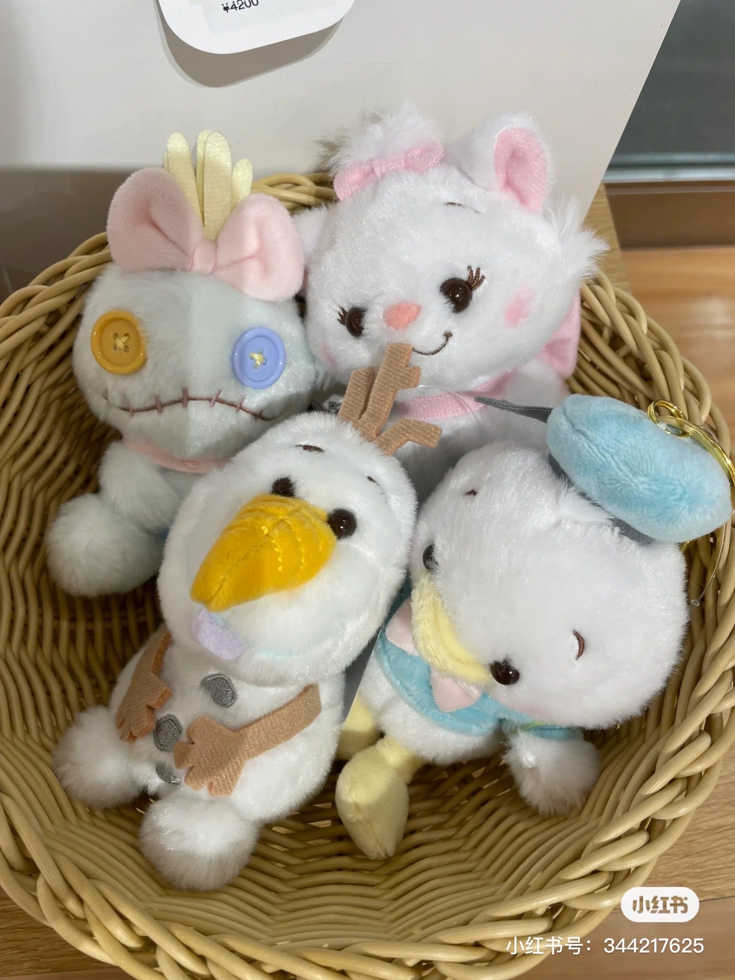 Disney|超好摸fluffy豆豆眼系列挂件|約高さ17×幅9.5×奥行き6.5(cm)