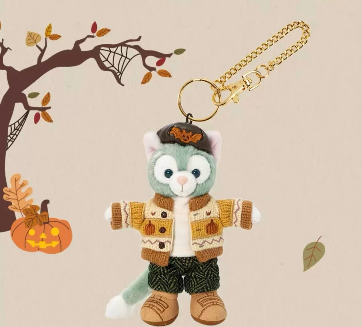 Disney SH|24 Autumn Plush Dolls keychain/ Mascot holder 2024万圣节限定达菲和朋友们系列毛绒挂件